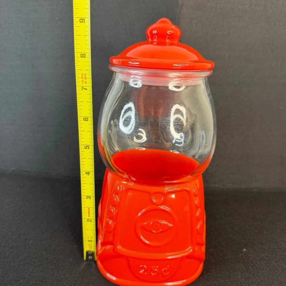 Gum Ball Machine Jar Red Candy Circus Maximalist Target Bullseye Playground